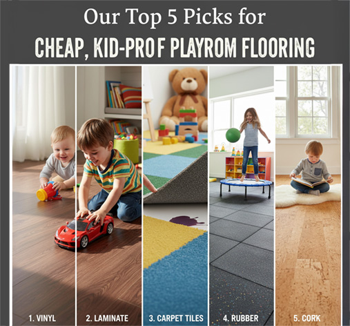 5 flooring options for kids rooms and playrooms