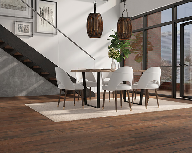 darker walnut finish with cali flooring whiskey and wine showing the new design trend for 2026