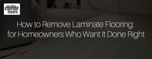 How to Remove Laminate Flooring: A Step-