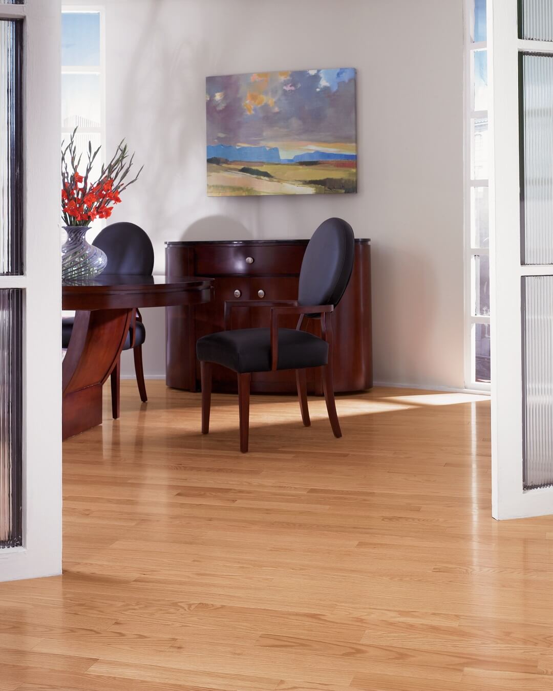 Wire Brushed Red Oak Flooring