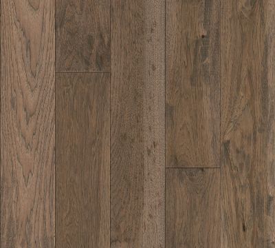 Wide plank hickory hardwood brown