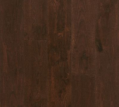 dark brown hand scraped oak hardwood floor