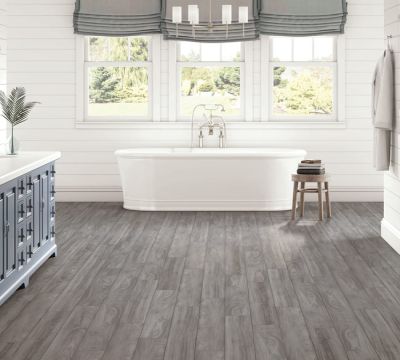 Medium Gray Vinyl Plank Flooring