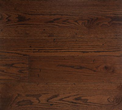 dark brown solid hardwood floors in cabin grade and random width