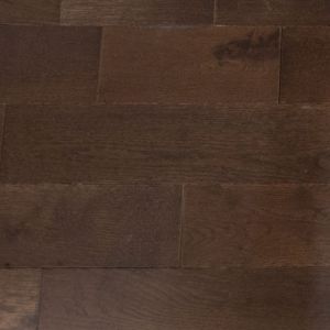 Red Oak Hardwood in Cabin Grade with a dark wood stain
