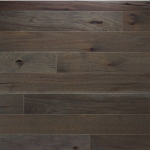 dark brown wide plank oak hardwood close up photo
