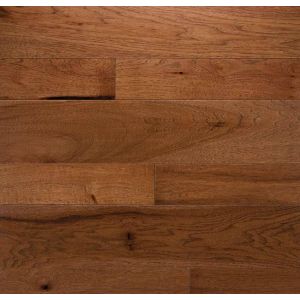 Engineered Hickory Flooring with a nice wood stain