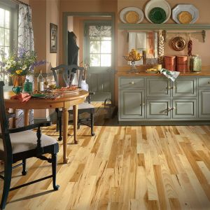 American Home 3.25 Hickory Natural Prefinished Hardwood 