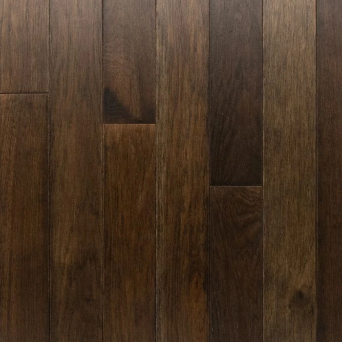 Hickory Lakes Charmed – Dark Brushed Solid Hardwood Swatch