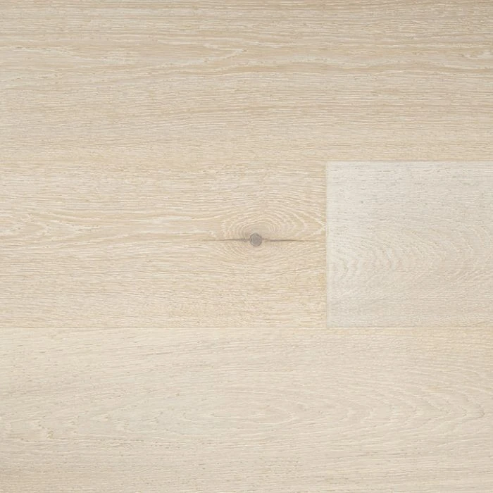Whitewashed wood flooring