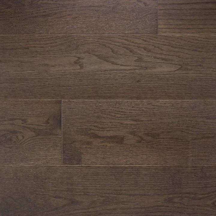 Wide plank Rustic Plank engineered hardwood in a stylish Colonial Grey